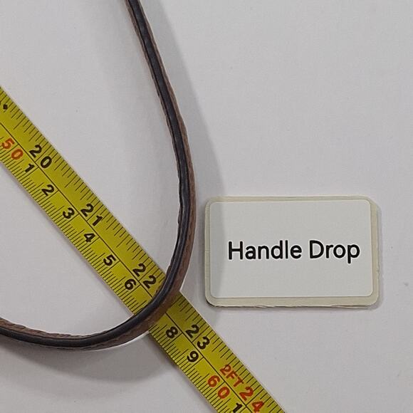 Michael Kors Purse Hamilton Brown/Tan Pebbled Leather Crossbody Shoulder Bag - Picture 12 of 14